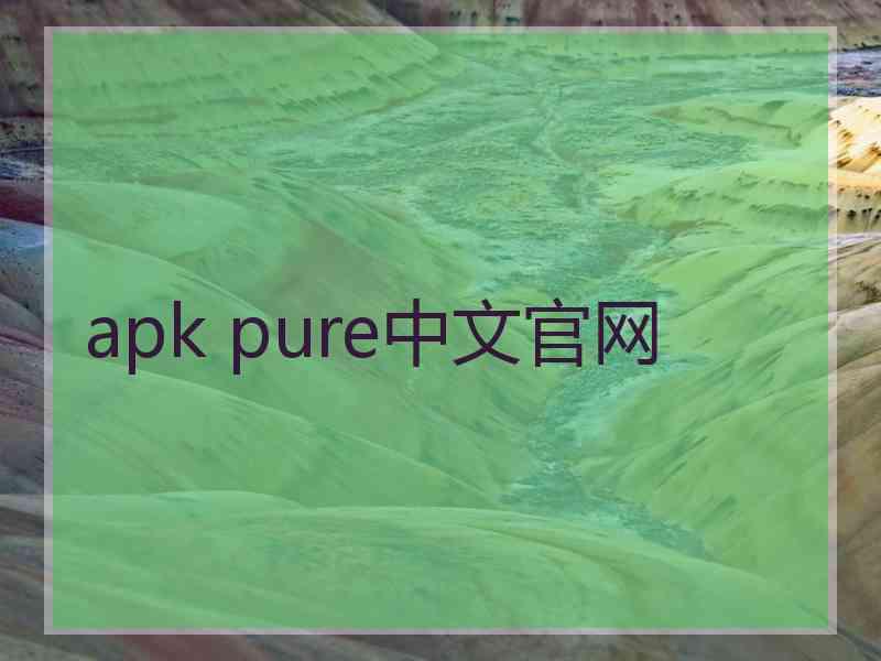 apk pure中文官网