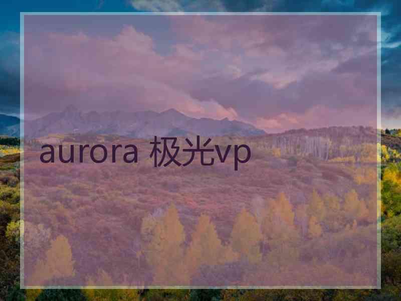 aurora 极光vp