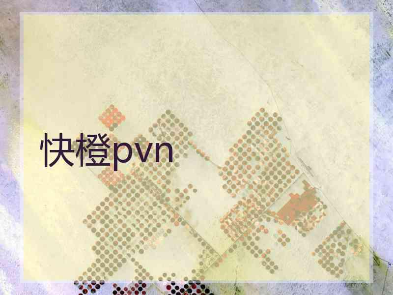 快橙pvn