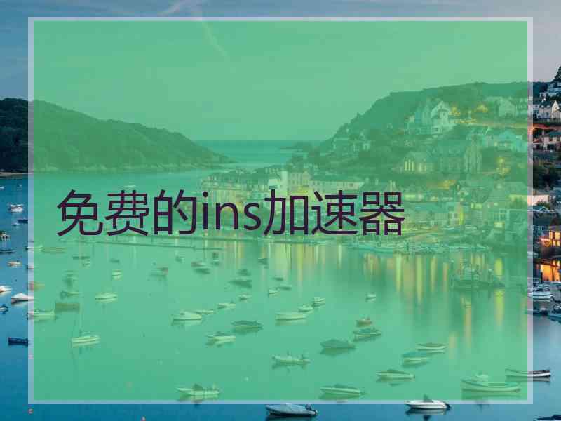 免费的ins加速器