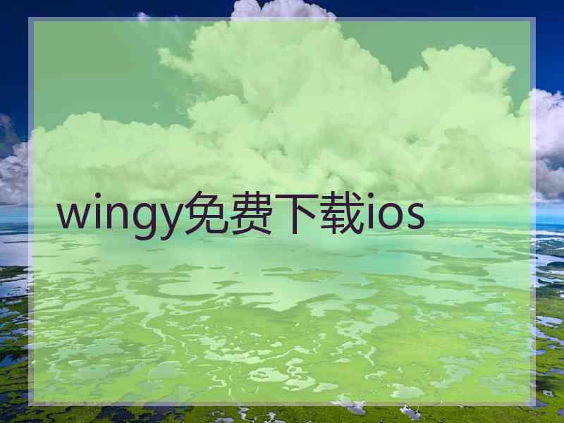 wingy免费下载ios