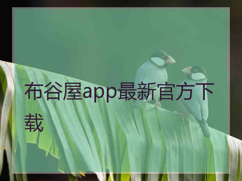 布谷屋app最新官方下载