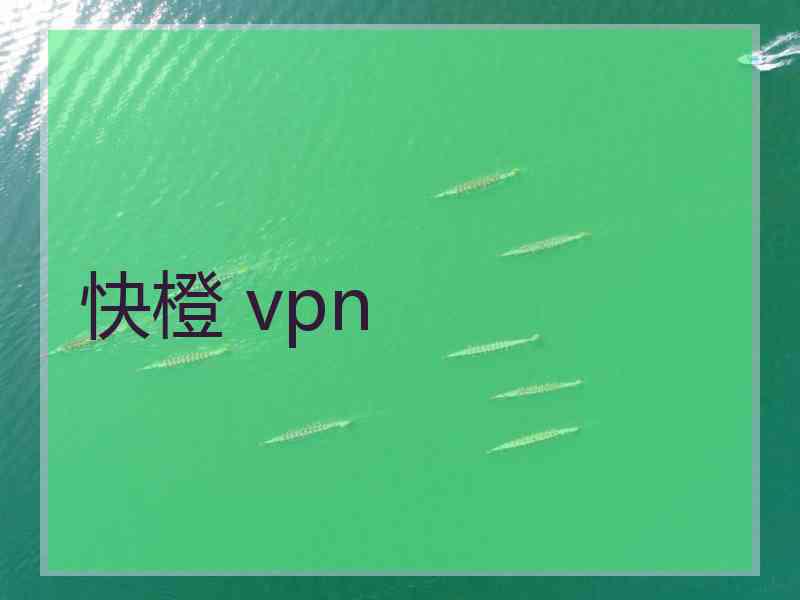 快橙 vpn