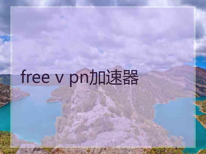 free v pn加速器