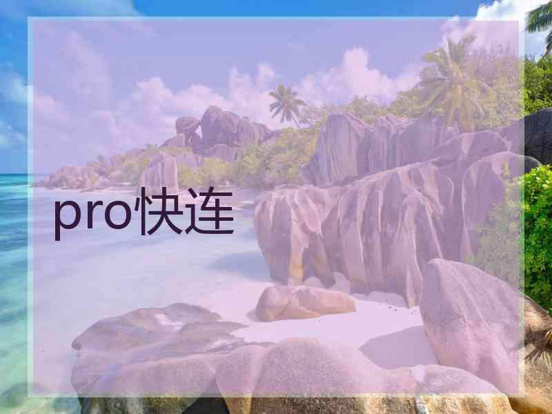 pro快连