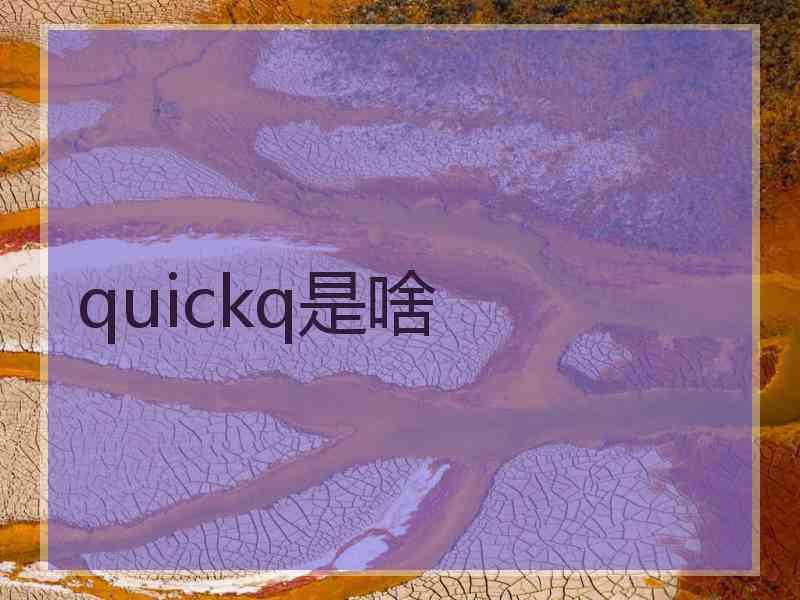 quickq是啥