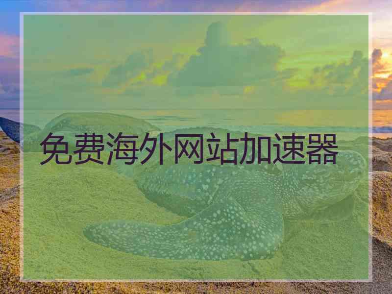 免费海外网站加速器