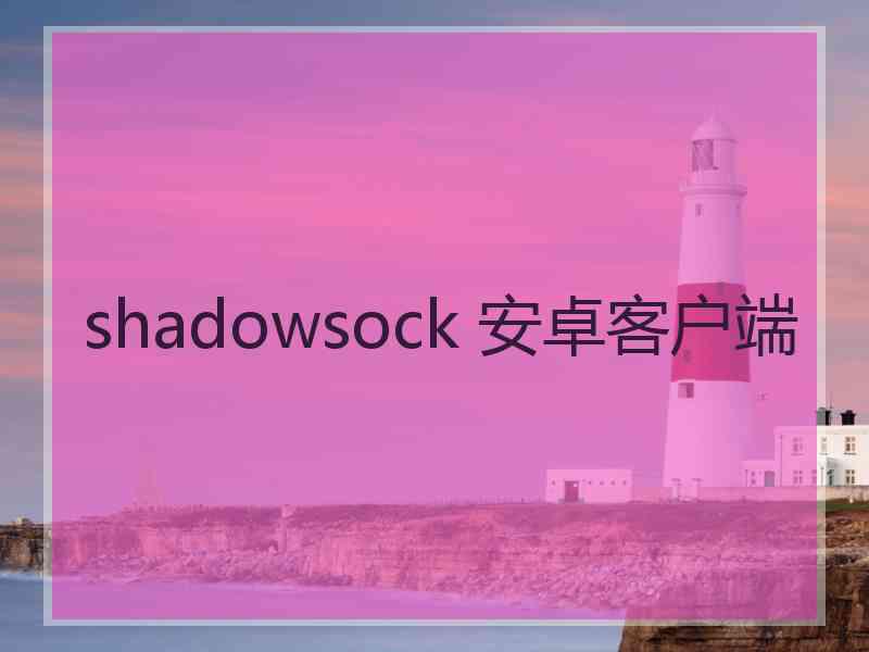 shadowsock 安卓客户端