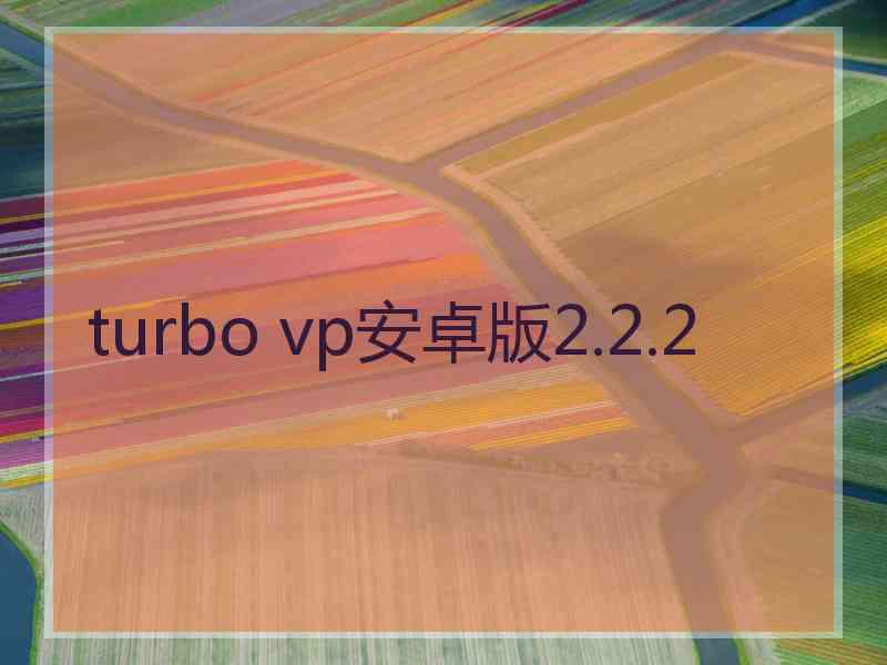 turbo vp安卓版2.2.2