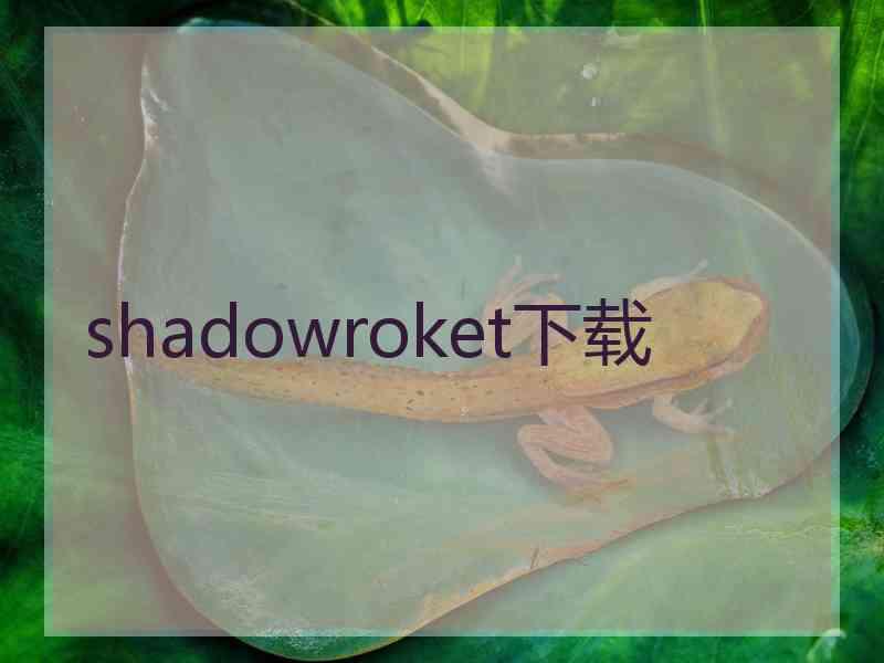 shadowroket下载