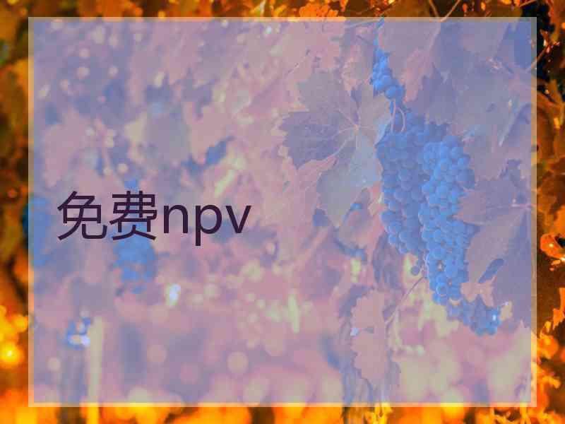 免费npv