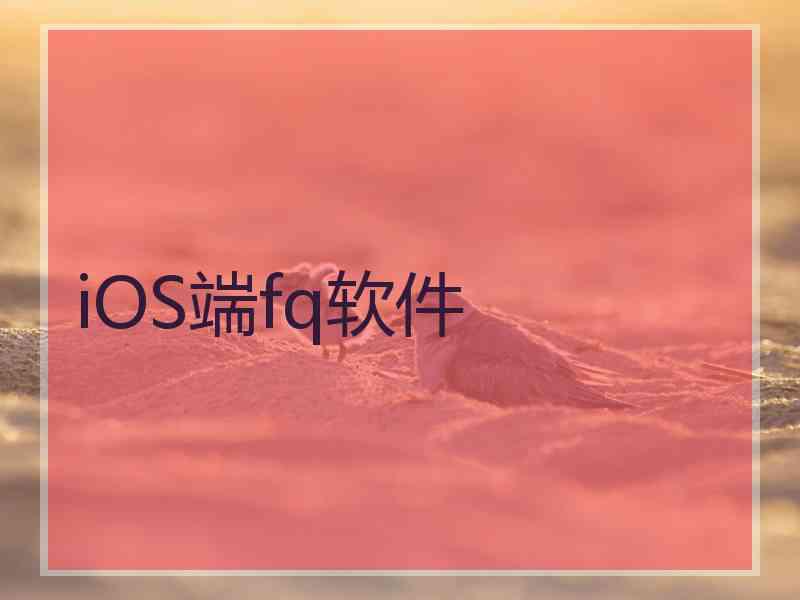 iOS端fq软件