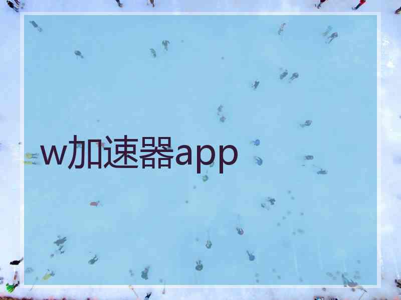 w加速器app