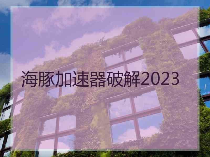 海豚加速器破解2023