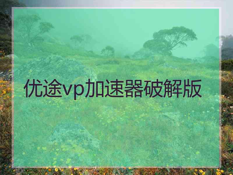 优途vp加速器破解版