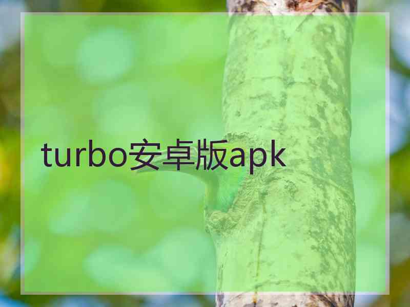 turbo安卓版apk