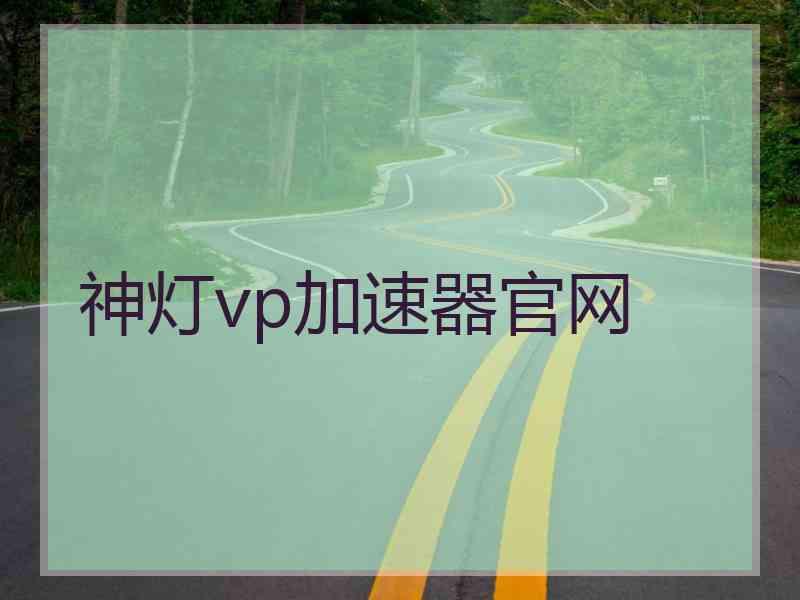 神灯vp加速器官网