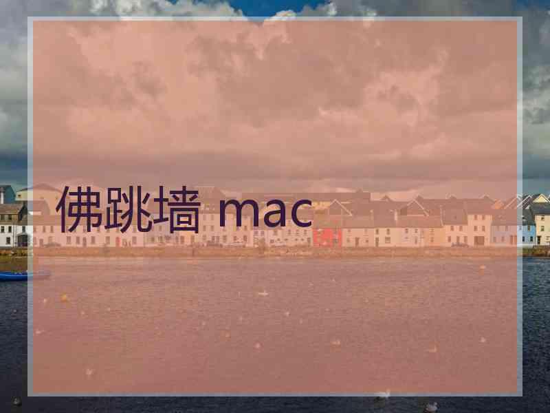 佛跳墙 mac