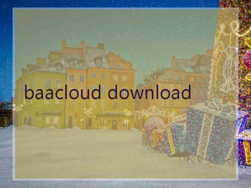 baacloud download