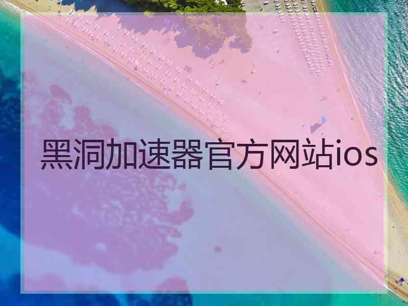 黑洞加速器官方网站ios