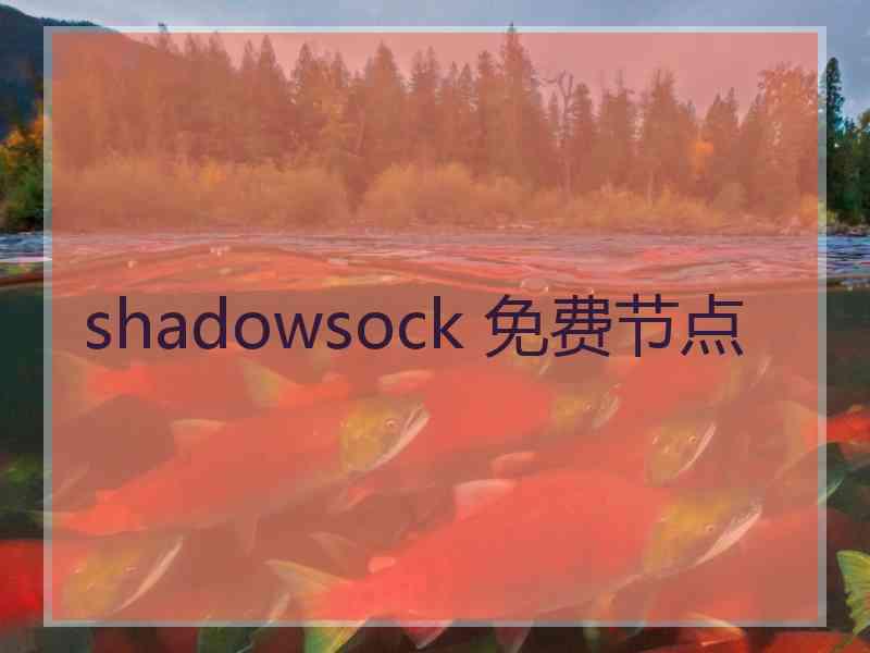 shadowsock 免费节点