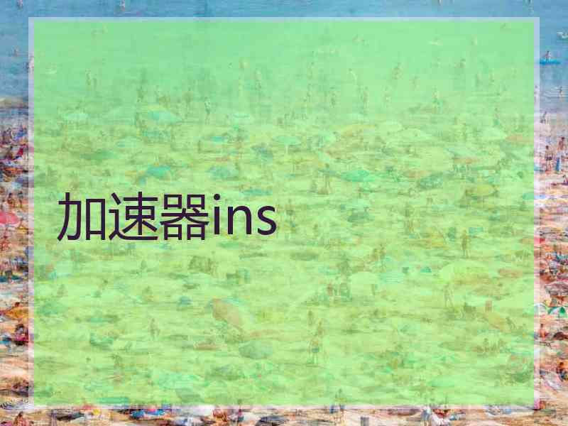 加速器ins