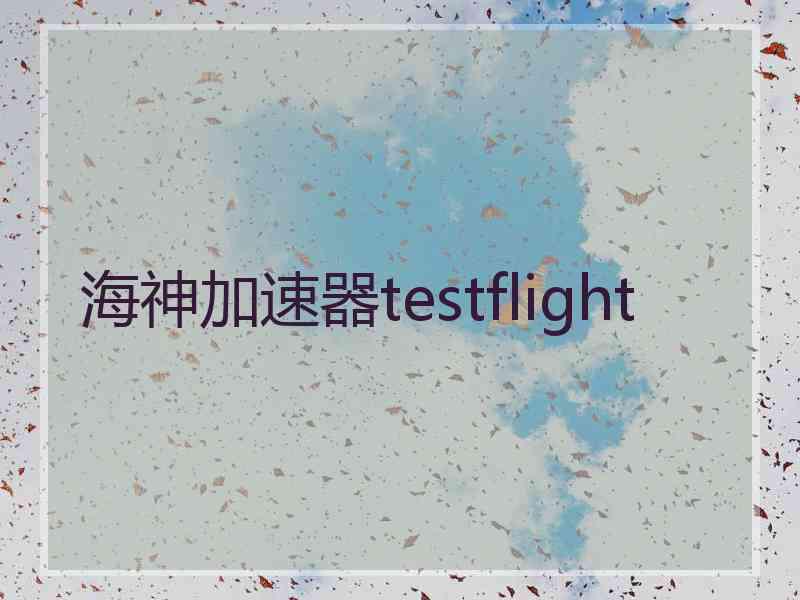 海神加速器testflight