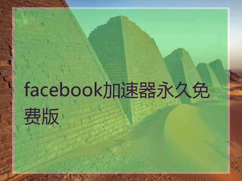 facebook加速器永久免费版