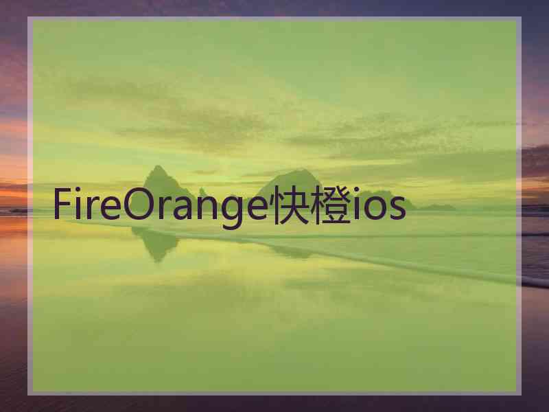 FireOrange快橙ios