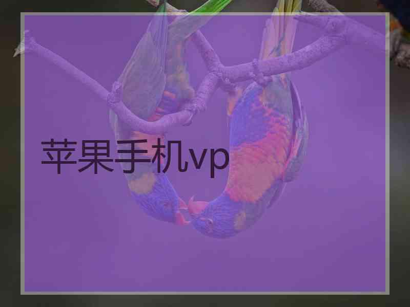 苹果手机vp