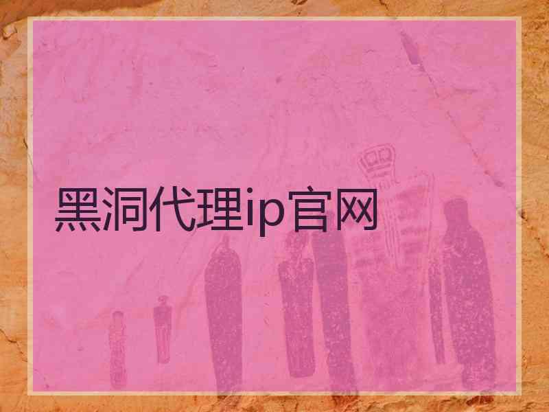 黑洞代理ip官网