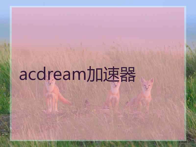 acdream加速器