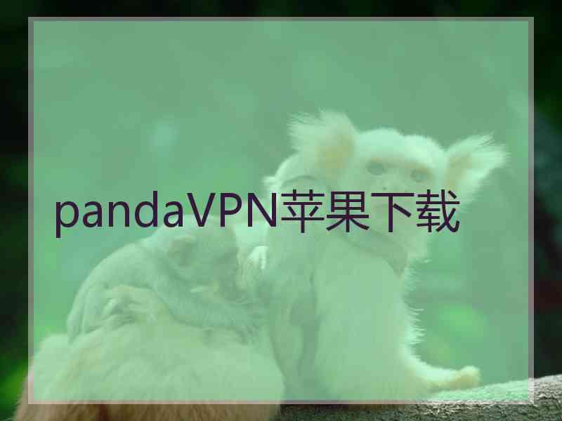 pandaVPN苹果下载