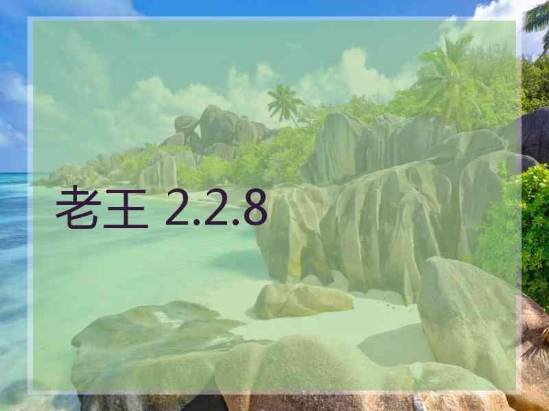 老王 2.2.8