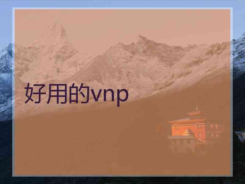 好用的vnp