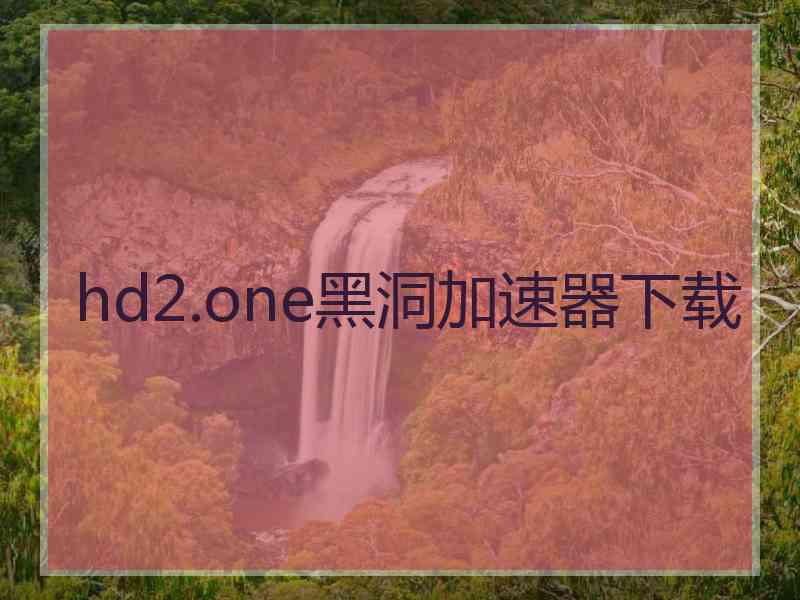 hd2.one黑洞加速器下载