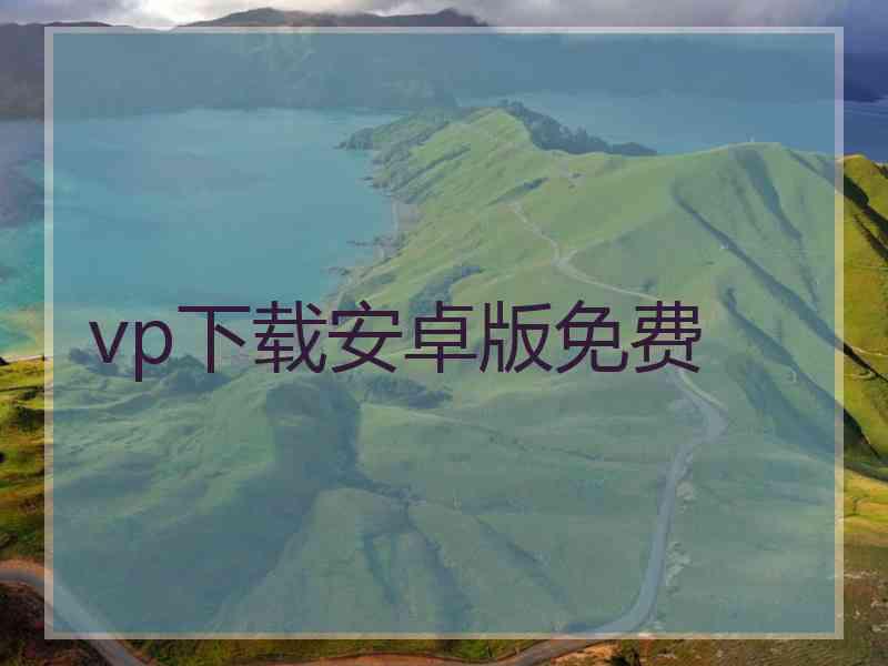 vp下载安卓版免费