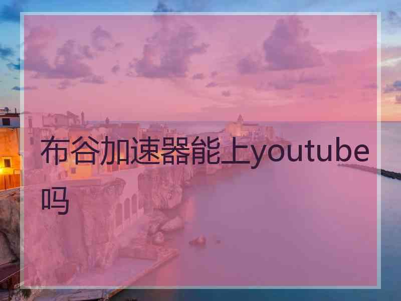 布谷加速器能上youtube吗