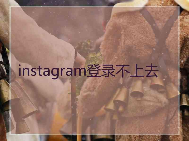 instagram登录不上去