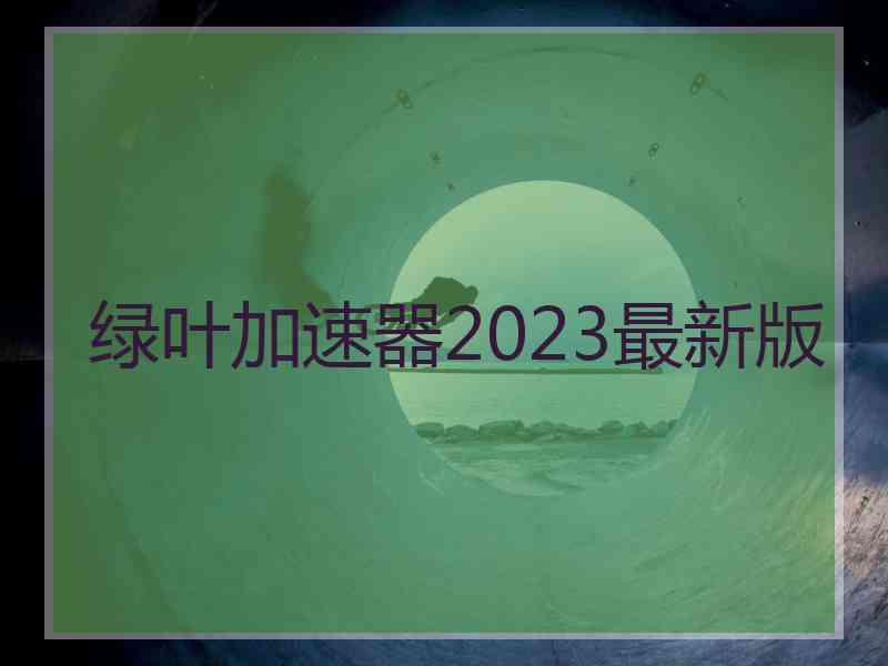 绿叶加速器2023最新版