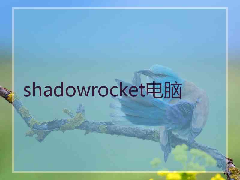 shadowrocket电脑