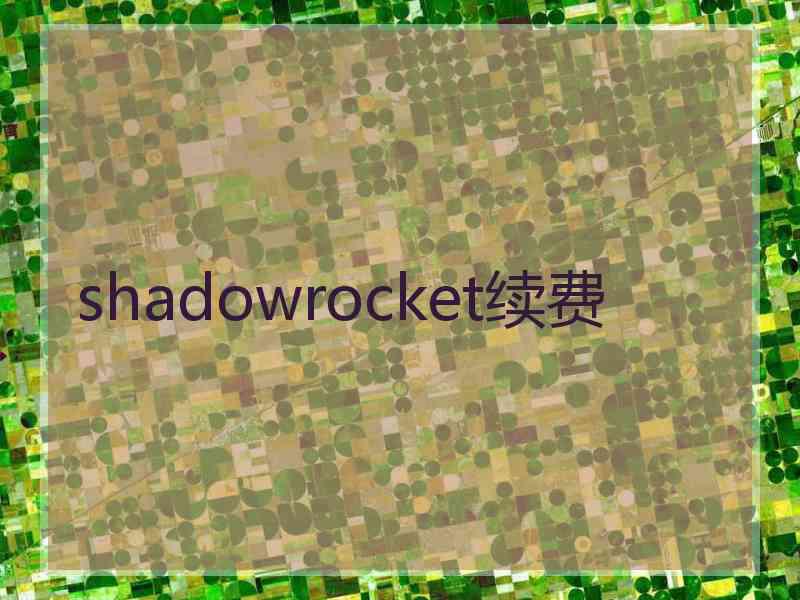 shadowrocket续费