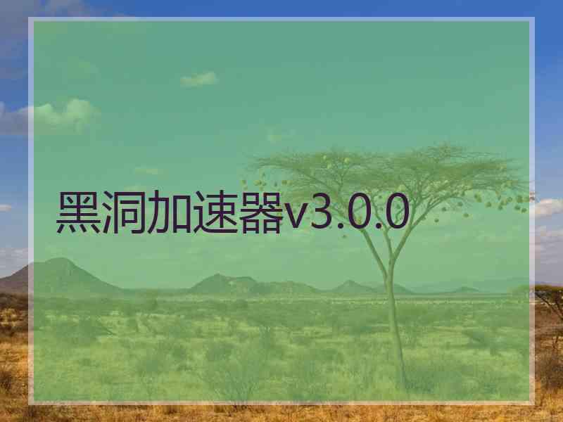 黑洞加速器v3.0.0